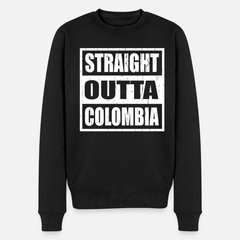 Colombie Colombie - Pull Premium bio Homme - noir