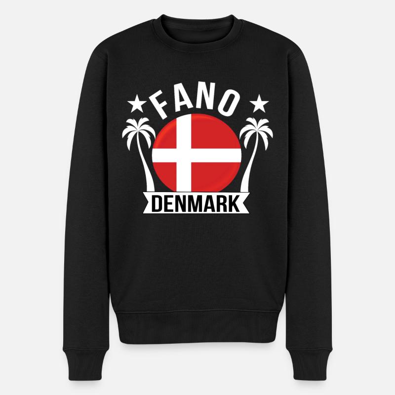 Fano - Männer Premium Bio Pullover - Schwarz