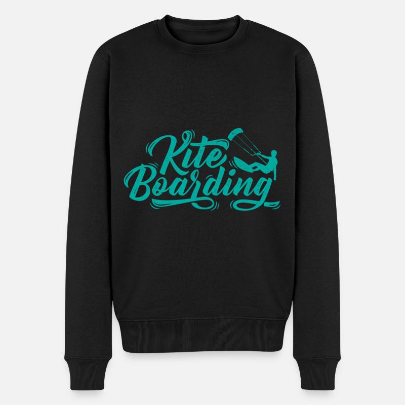 Kiteboarding Kiteurf Kiteboarder cadeau - Pull Premium bio Homme - noir