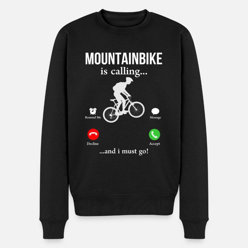 Appelez le VTT - Pull Premium bio Homme - noir