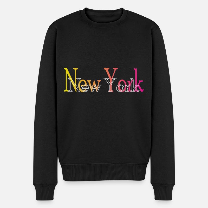 New York - Pull Premium bio Homme - noir