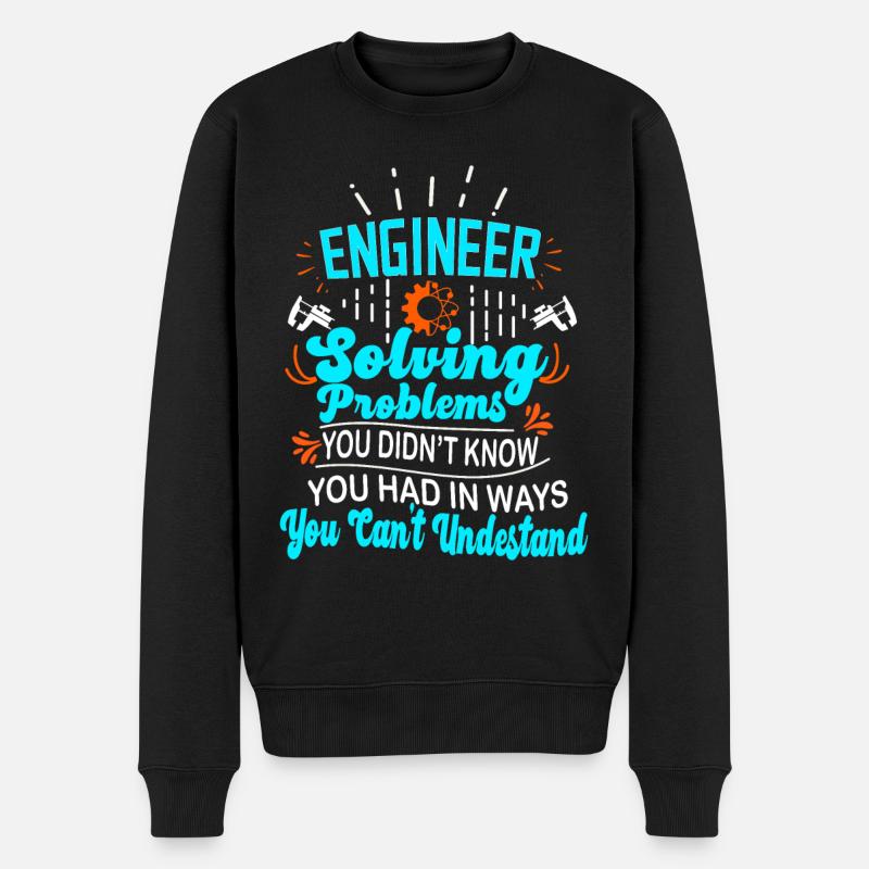 Computer Science Computer Scientist Gift - Men's Premium Organic Jumper - black