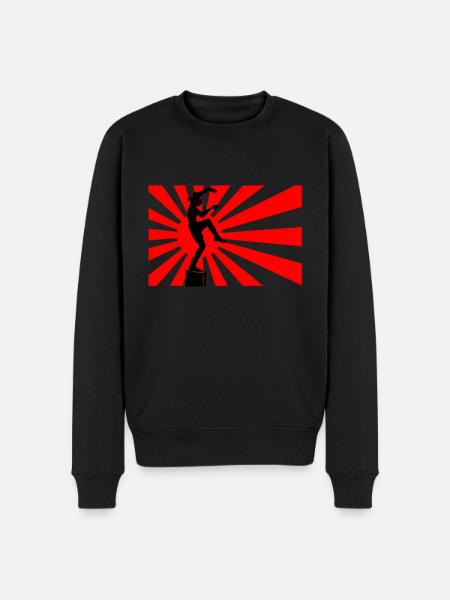 Karate Kid - Crane Kick - Men's Premium Organic Jumper - black