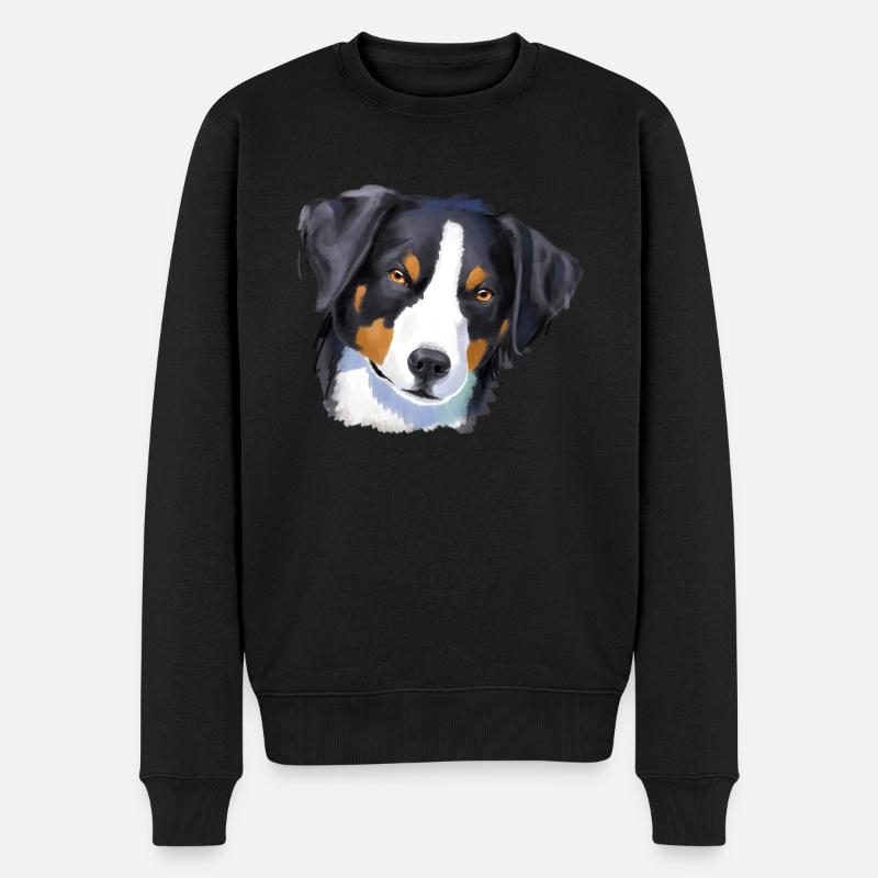 Appenzeller Sennenhund - Pull Premium bio Homme - noir