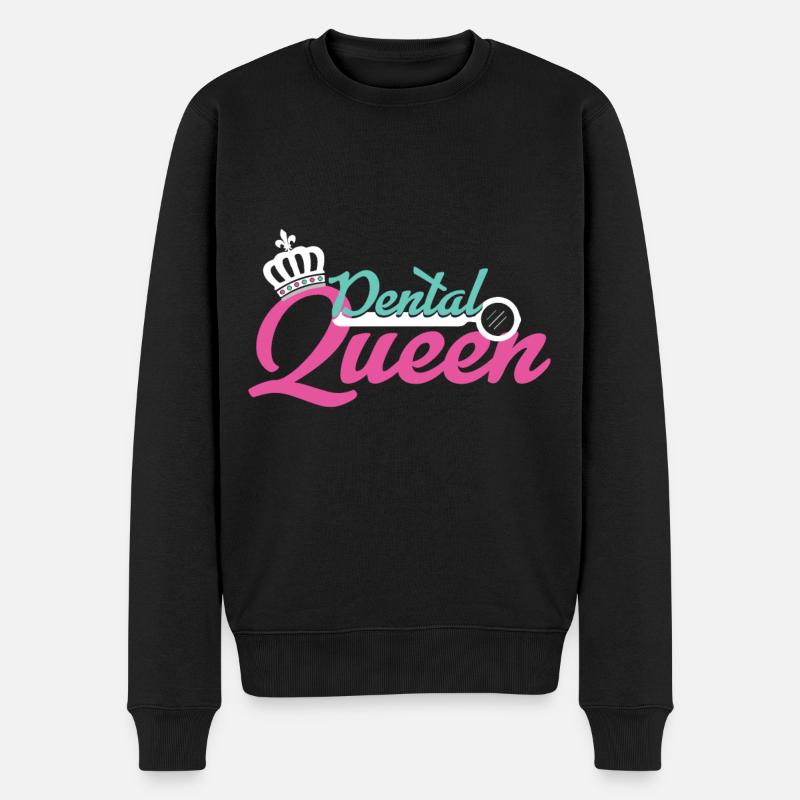 Zahnarzt Dentist Zahn Zähne Dental Geschenk - Männer Premium Bio Pullover - Schwarz