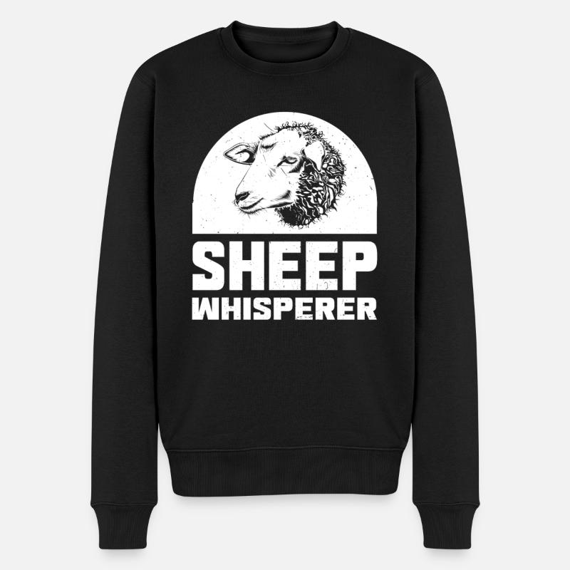 Sheep Whisperer - cadeaux - Pull Premium bio Homme - noir