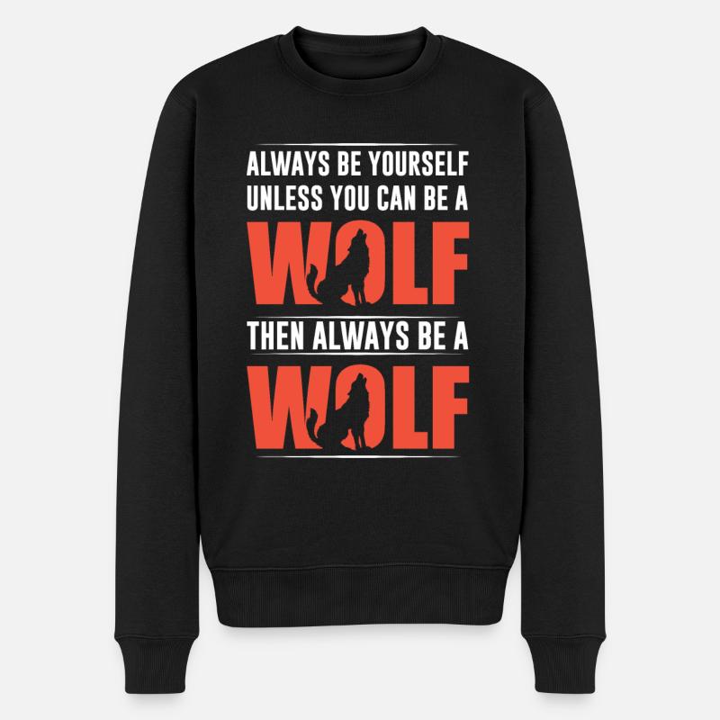 Loup - Pull Premium bio Homme - noir