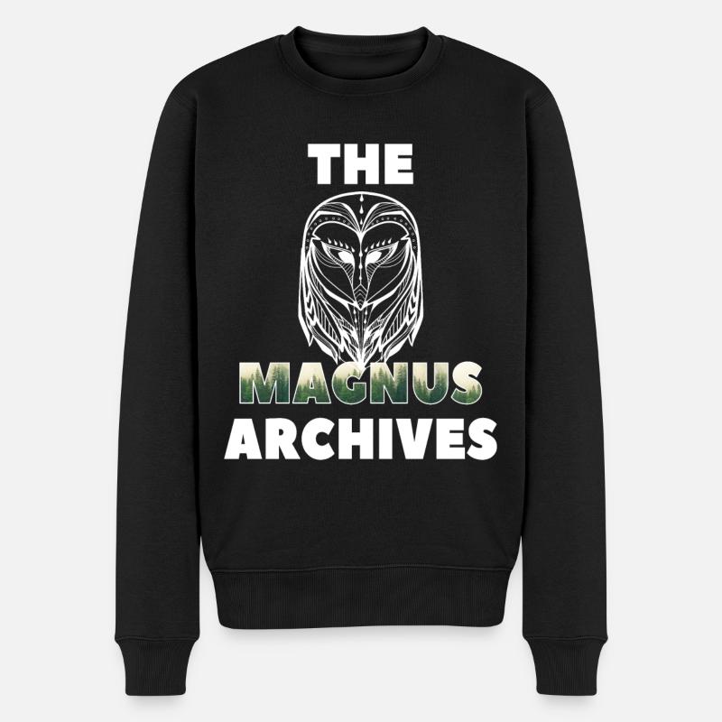 The Magnus Archives - Spooky - Männer Premium Bio Pullover - Schwarz