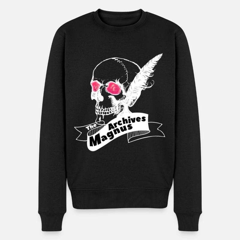 Les archives Magnus - crâne - Pull Premium bio Homme - noir