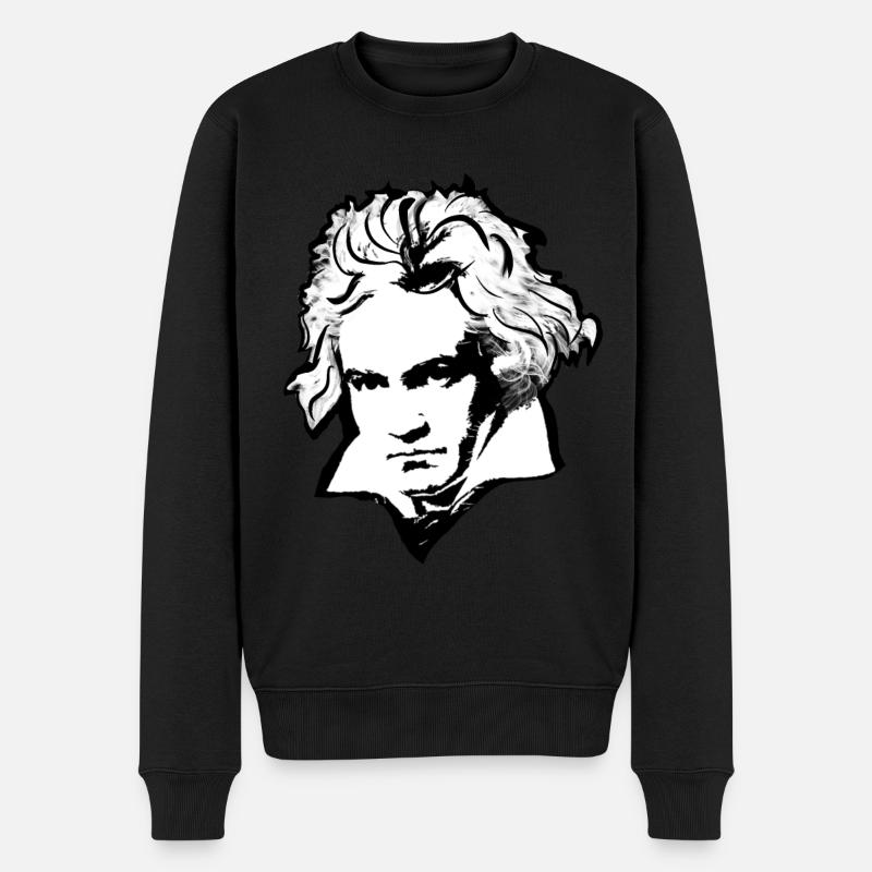 Beethoven - Pull Premium bio Homme - noir