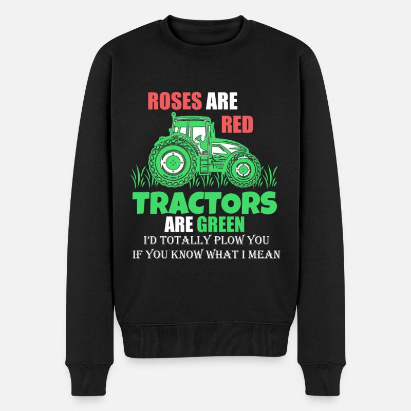 Tracteur Trekker Farmer Farmer - Pull Premium bio Homme - noir