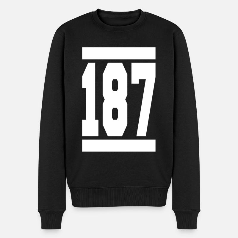 187 - Pull Premium bio Homme - noir
