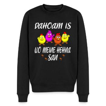 Dahoam est un fermier du Bayern - Pull Premium bio Homme - noir - Devant - Nico (187cm)