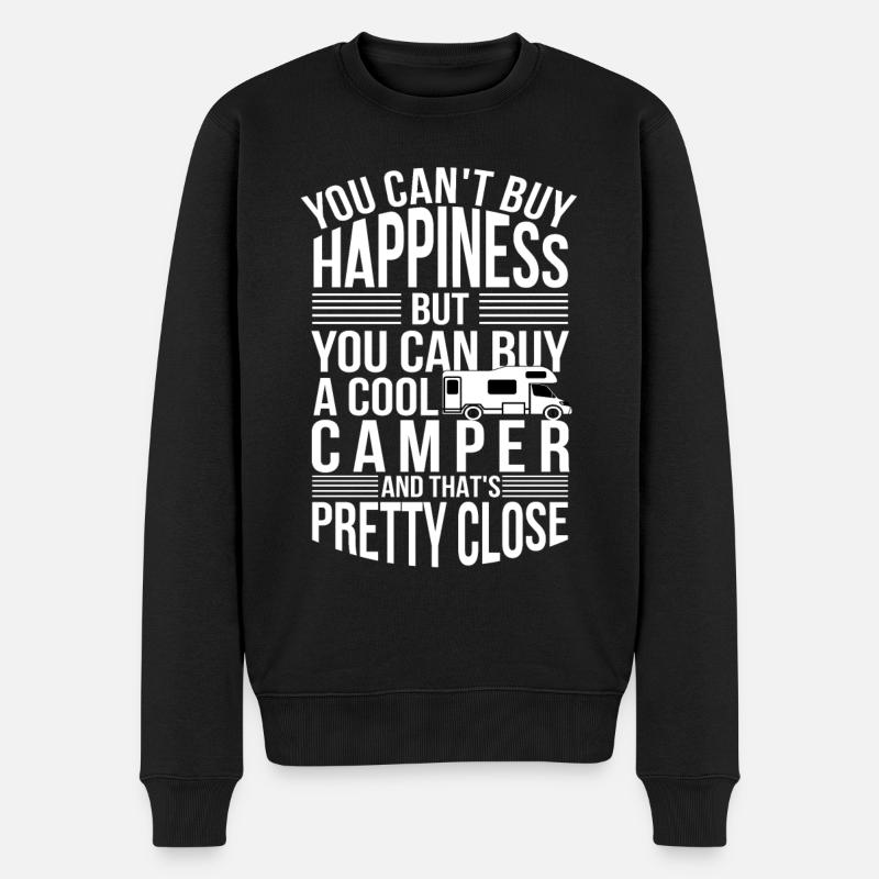 campeur - Pull Premium bio Homme - noir