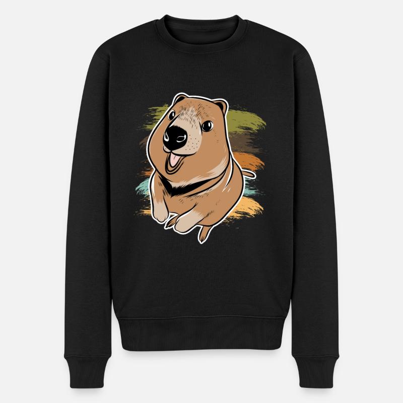 Doux quokka - Pull Premium bio Homme - noir