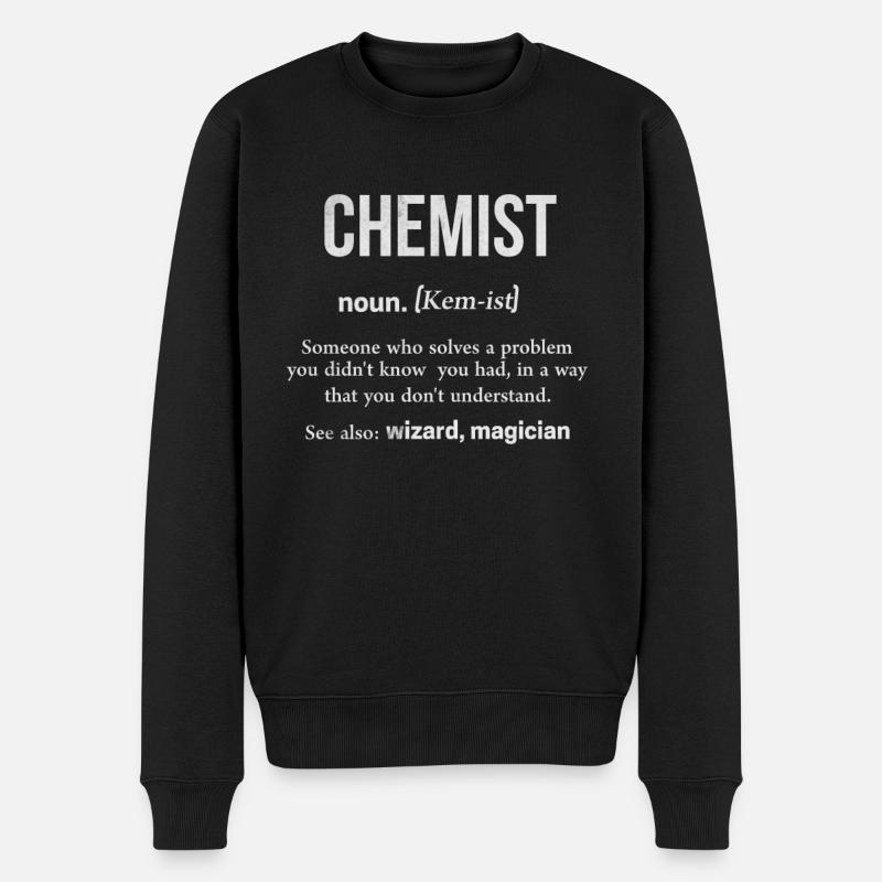 chimie - Pull Premium bio Homme - noir