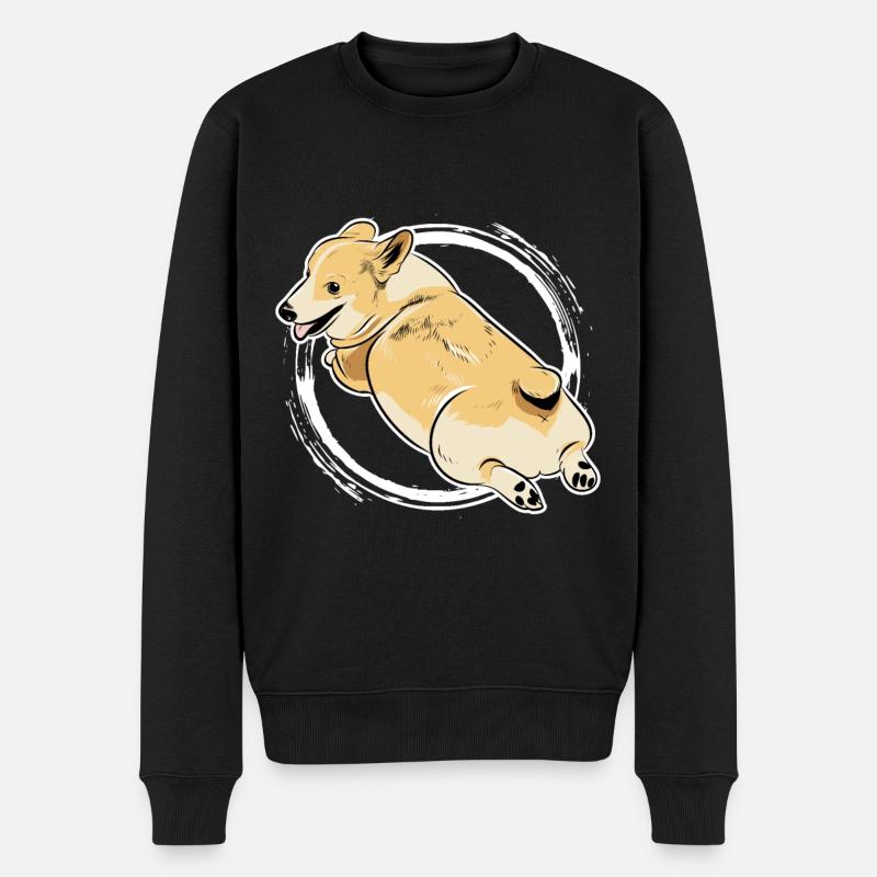 Corgi - Pull Premium bio Homme - noir