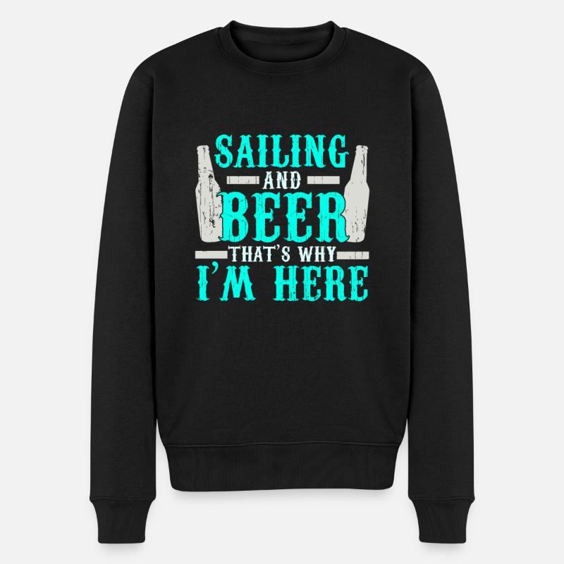 voile - Pull Premium bio Homme - noir