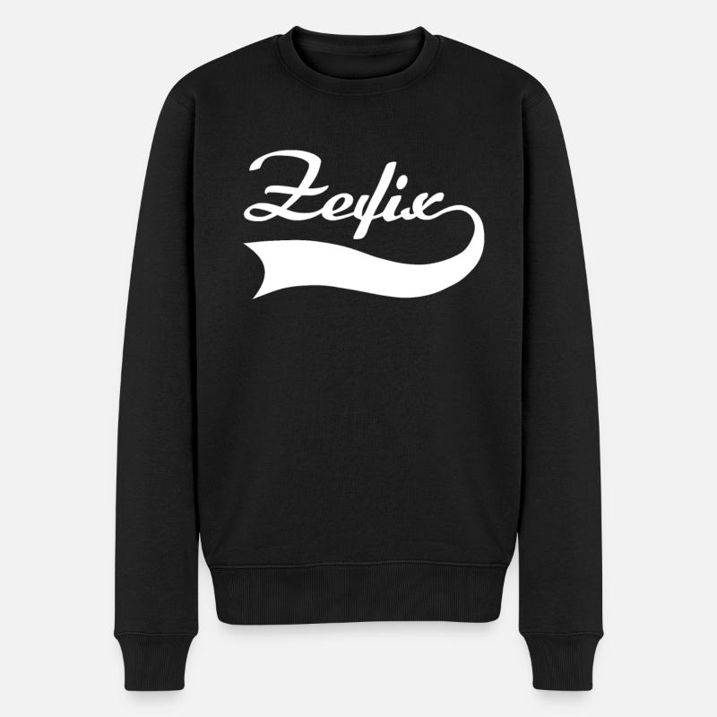 Bayern Grantler Zefix bayrischer Spruch Geschenk - Männer Premium Bio Pullover - Schwarz