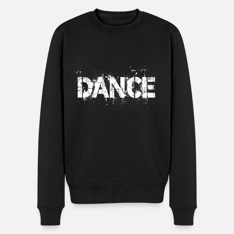 Dance - Männer Premium Bio Pullover - Schwarz