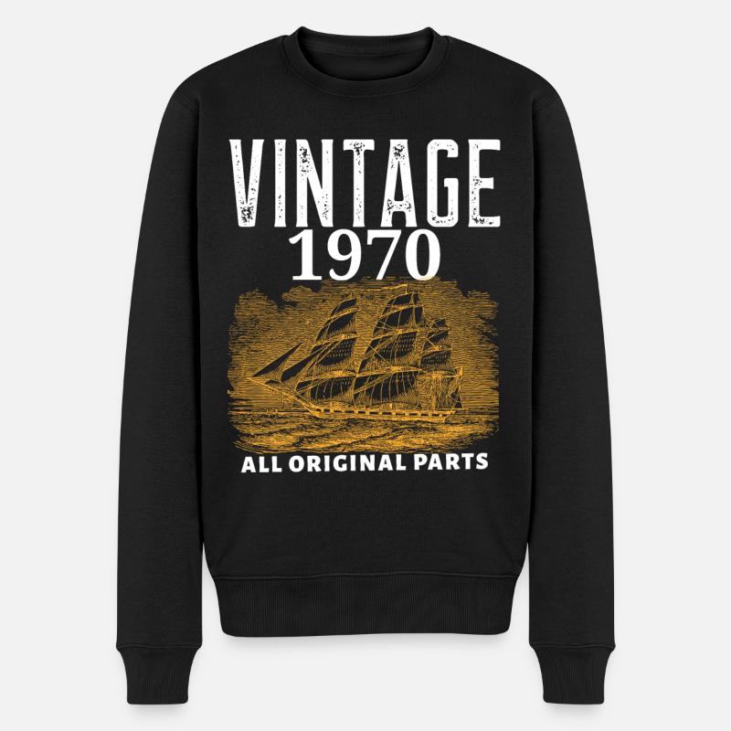 51e anniversaire 51e anniversaire 51e anniversaire - Pull Premium bio Homme - noir