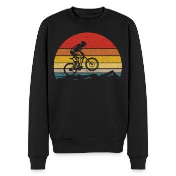 Biking Cycling Biker Poison - Pull Premium bio Homme - noir - Devant - Nico (187cm)