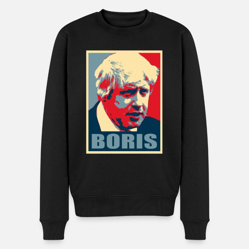 Boris Johnson Premierminister von Großbritannien - Boris Johnson - Männer Premium Bio Pullover - Schwarz