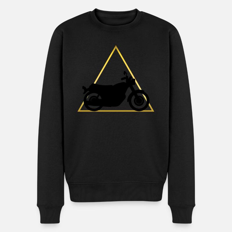 MOTO - Pull Premium bio Homme - noir
