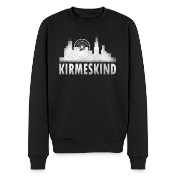 Kirmeskind Schausteller Volksfest Rummel Geschenk - Männer Premium Bio Pullover - Schwarz - Vorne - Nico (187cm)