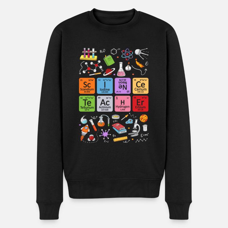 Geschenke Physiklehrer - Männer Premium Bio Pullover - Schwarz