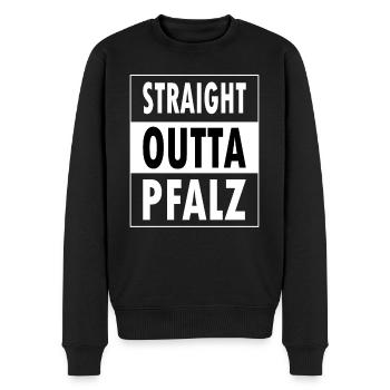 STRAIGHT OUTTA PFALZ - Idée cadeau Palatinat - Pull Premium bio Homme - noir - Devant - Nico (187cm)
