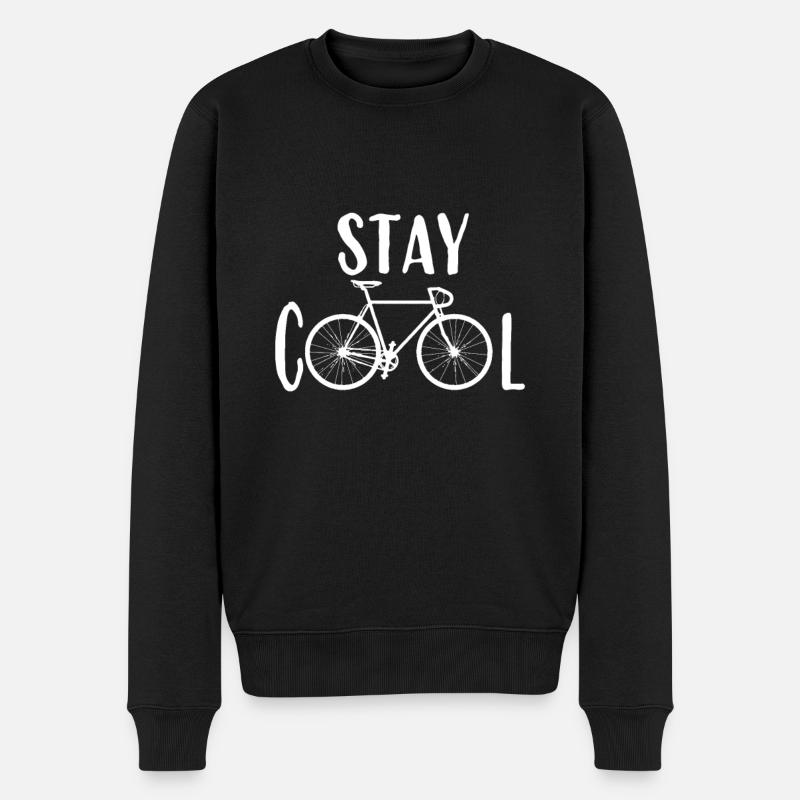 Reste calme - Pull Premium bio Homme - noir