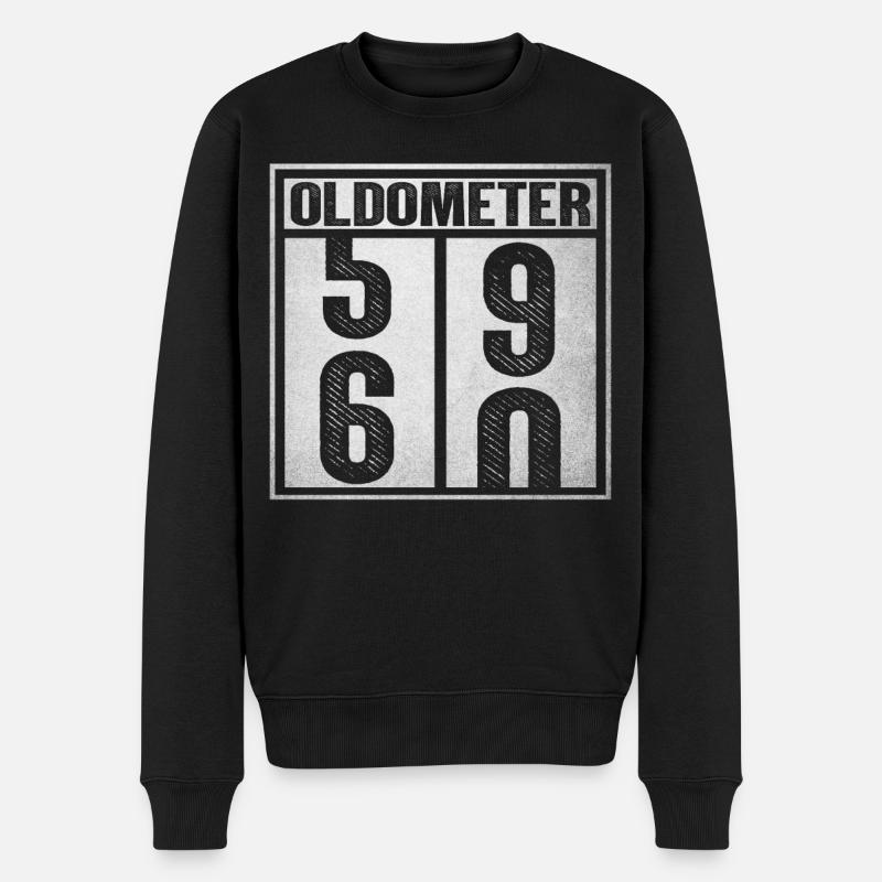 Oldomètre 59-60 - Pull Premium bio Homme - noir