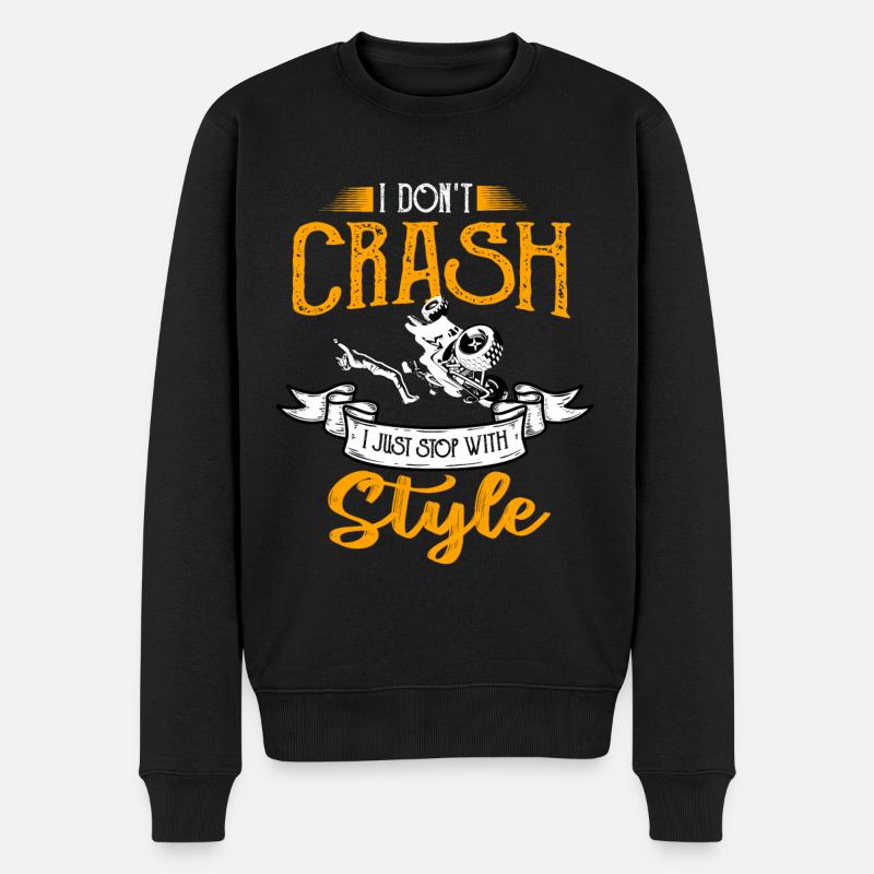 Quad - Pull Premium bio Homme - noir