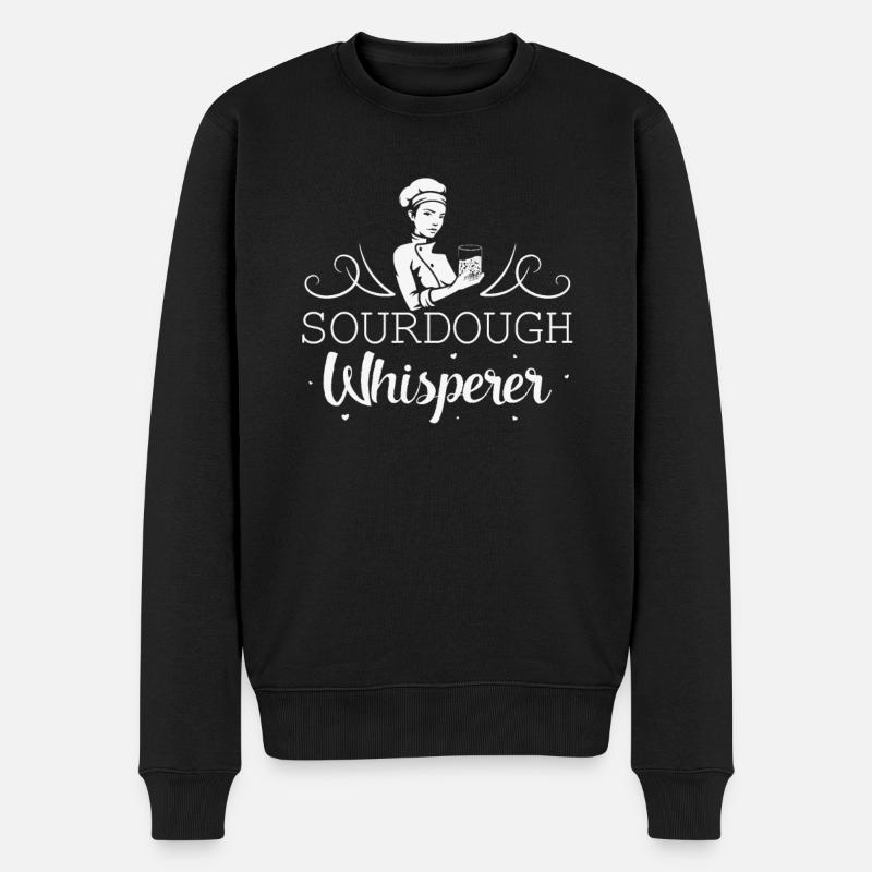 Baking Baker Sourdough Bread Master - Men's Premium Organic Jumper - black