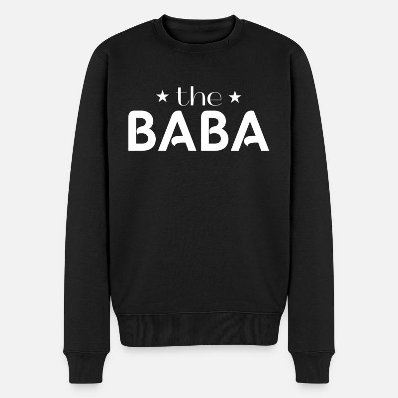 The Baba Vater Türkisch Türke Türken Geschenkidee - Männer Premium Bio Pullover - Schwarz