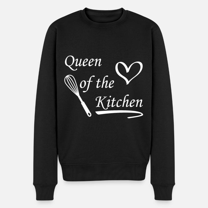 Queen of the Kitchen - Männer Premium Bio Pullover - Schwarz