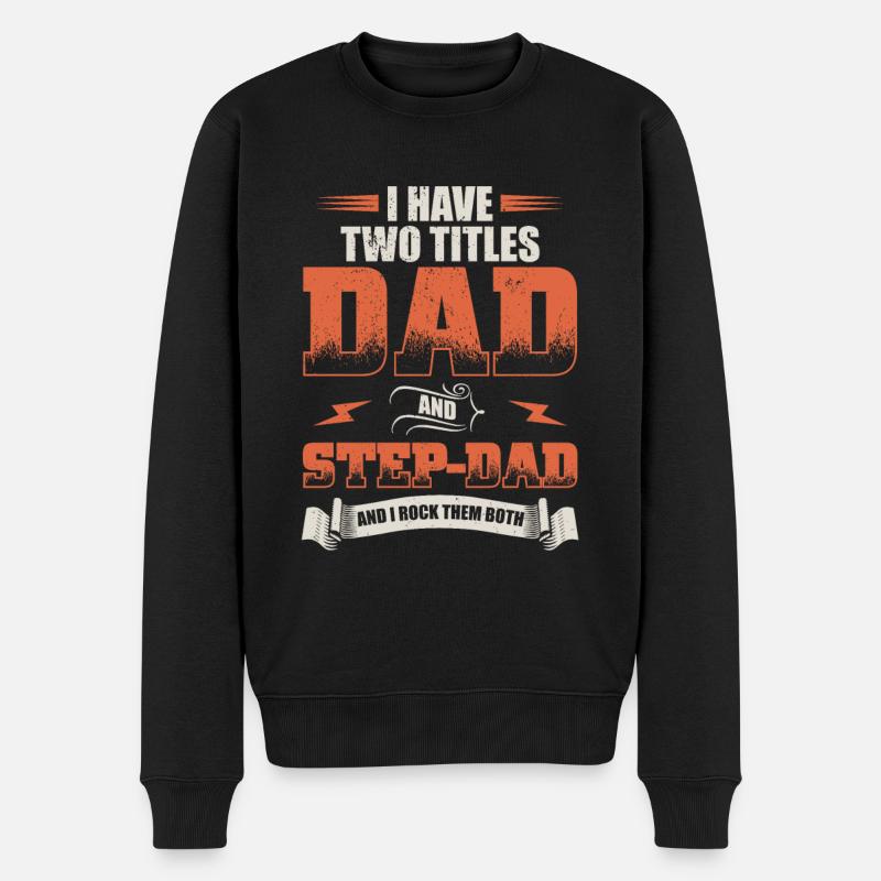 Idée cadeau papa beau-père - Pull Premium bio Homme - noir