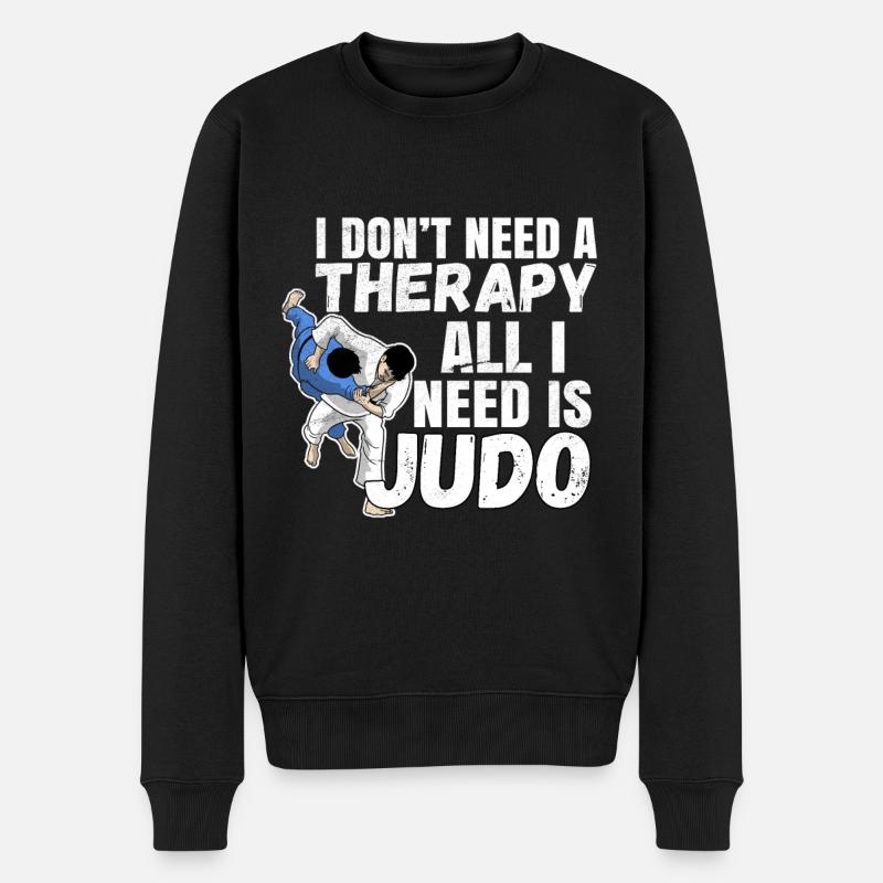 Judo - Pull Premium bio Homme - noir