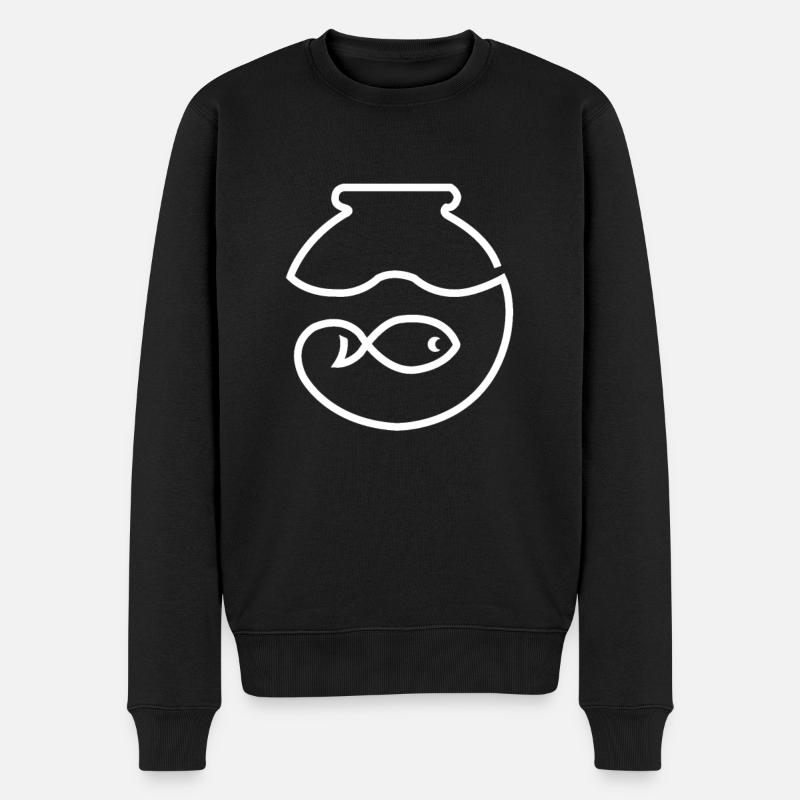Fishbowl - Pull Premium bio Homme - noir