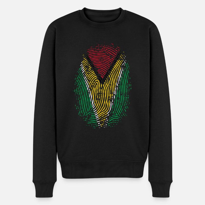 TEAM GUYANE - Pull Premium bio Homme - noir