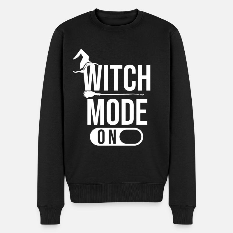 Halloween Witch - Mode sorcière activé - Pull Premium bio Homme - noir
