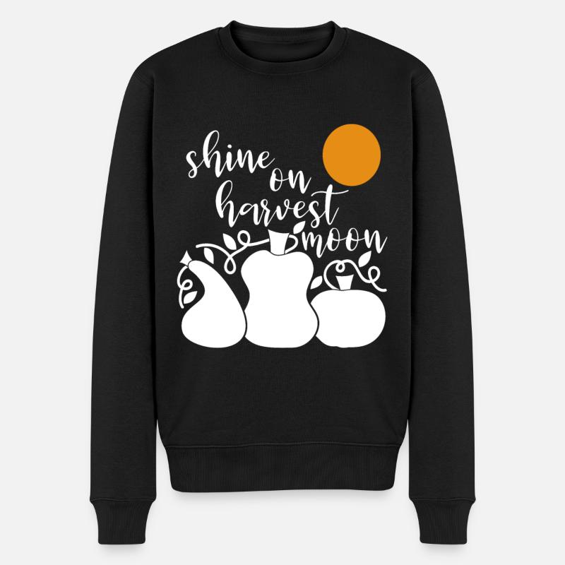 Shine on harvest moon - Pull Premium bio Homme - noir