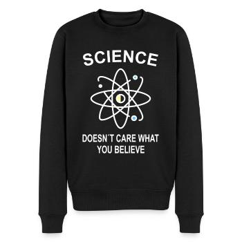 Science Physics Science Gift Idea - Men's Premium Organic Jumper - black - Front - Nico (187cm)