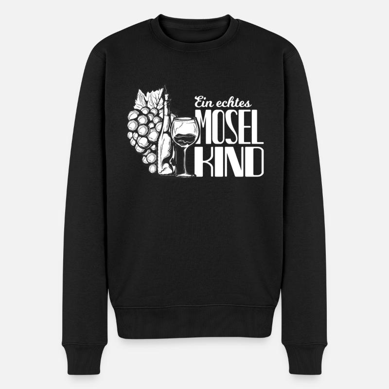 Moselle vin rengaine Moselane Cadeau - Pull Premium bio Homme - noir