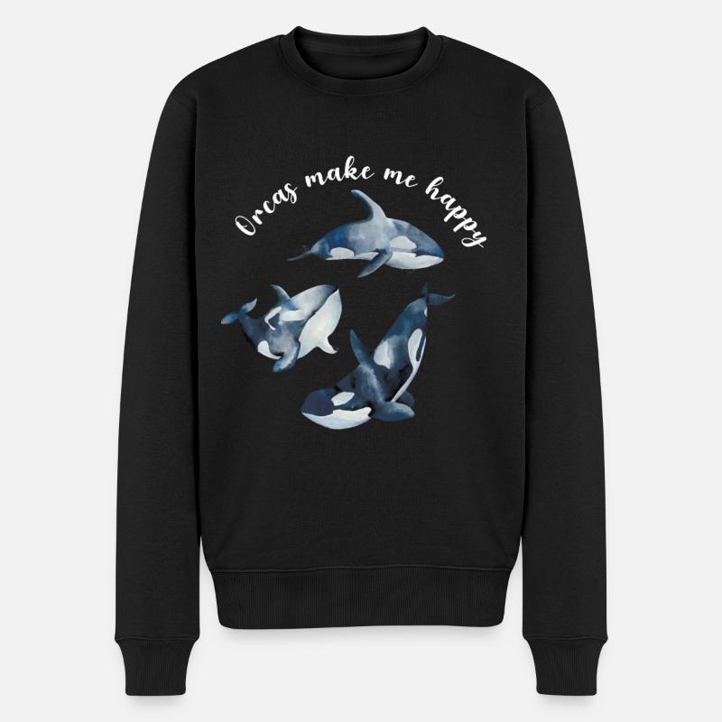 Orca disant pour les amateurs d'orques - Pull Premium bio Homme - noir