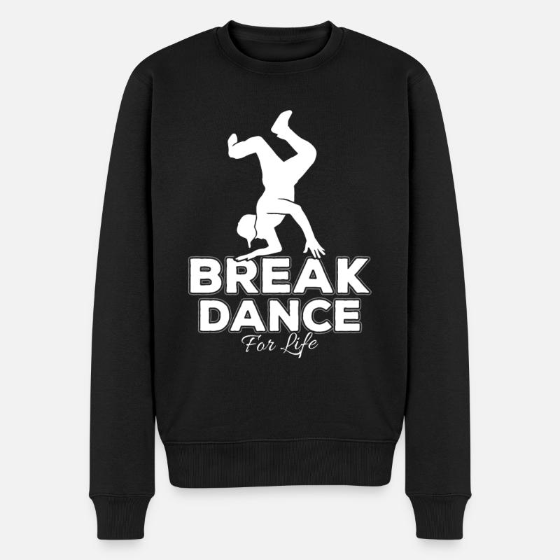 Soirée dansante Breakdance Life - Pull Premium bio Homme - noir