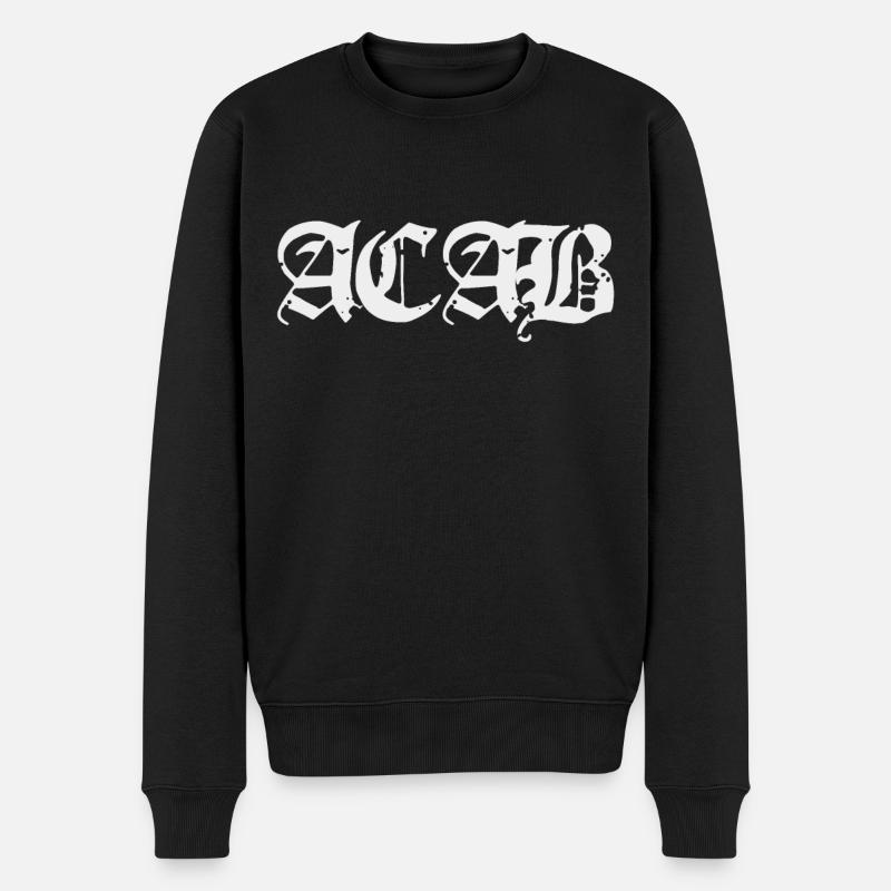 ACAB - Männer Premium Bio Pullover - Schwarz