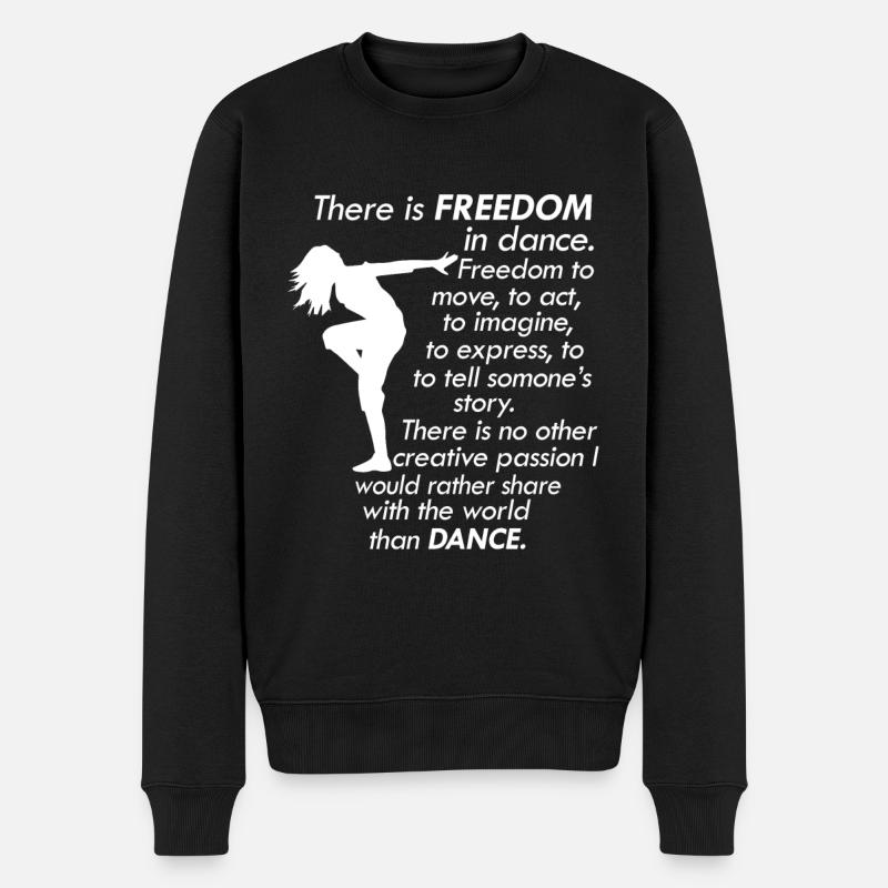 Breakdance Girl Tanzen Tänzer - Männer Premium Bio Pullover - Schwarz