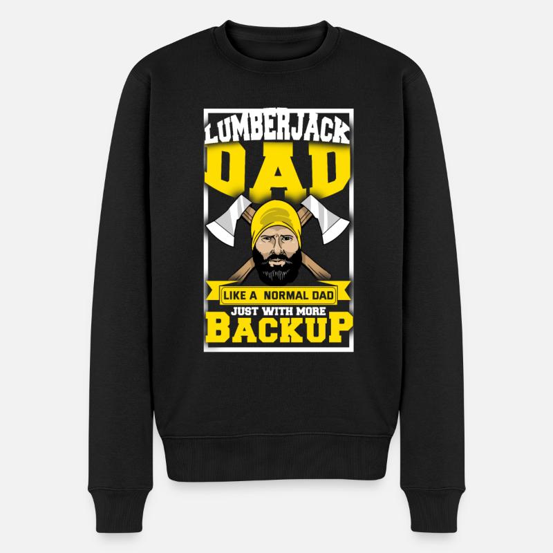 Bûcherons - Pull Premium bio Homme - noir